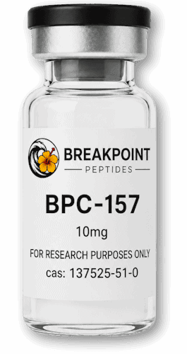 BreakPoint Peptides BPC-157 10mg research peptide vial