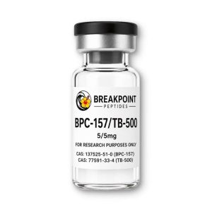 BreakPoint Peptides BPC-157 and TB-500 10mg blend research peptide vial