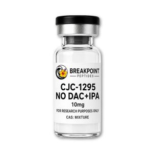 BreakPoint Peptides CJC-1295 NO DAC and Ipamorelin 10mg blend research peptide vial