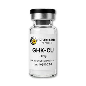 BreakPoint Peptides GHK-Cu 50mg research peptide vial
