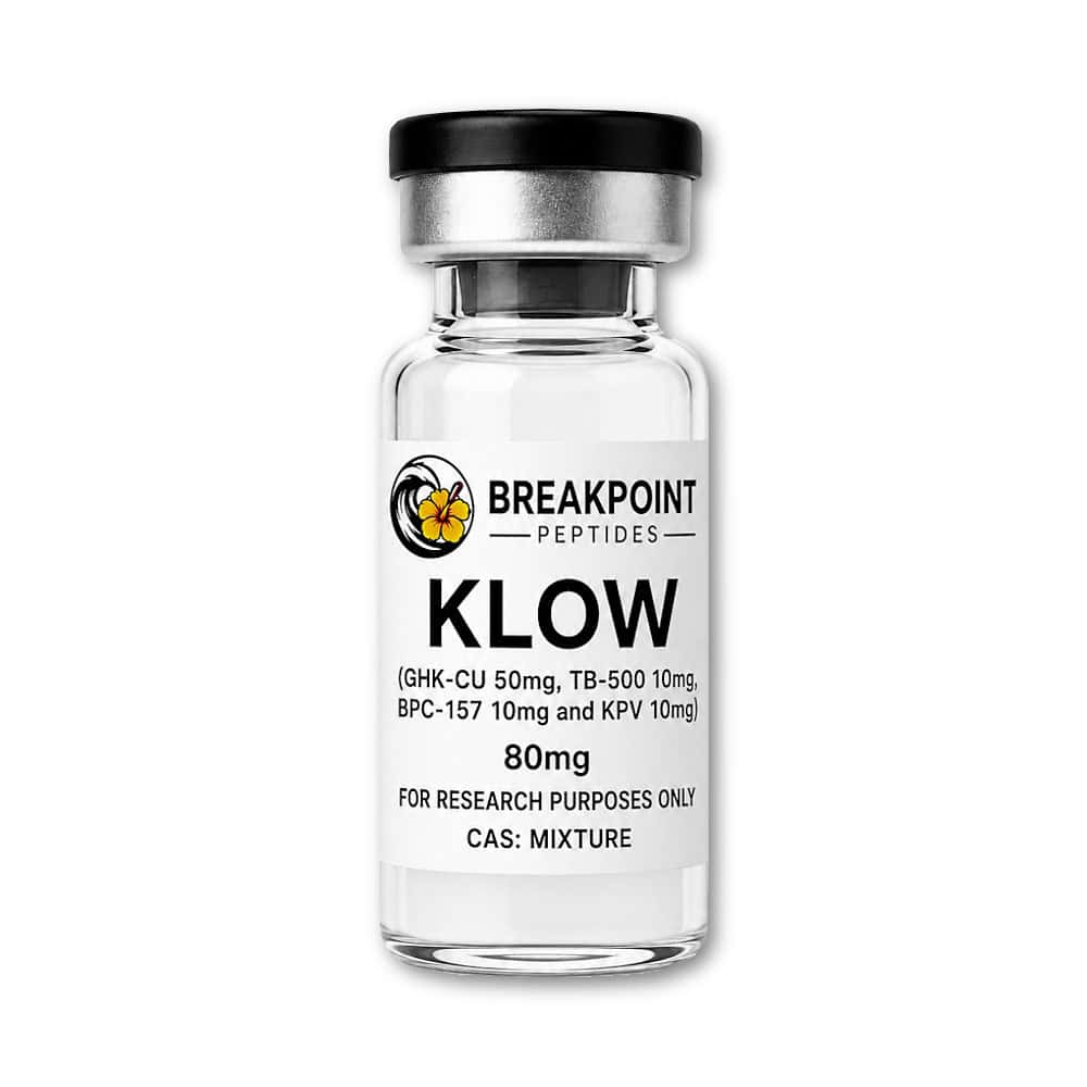 BreakPoint Peptides KLOW 80mg blend research peptide vial