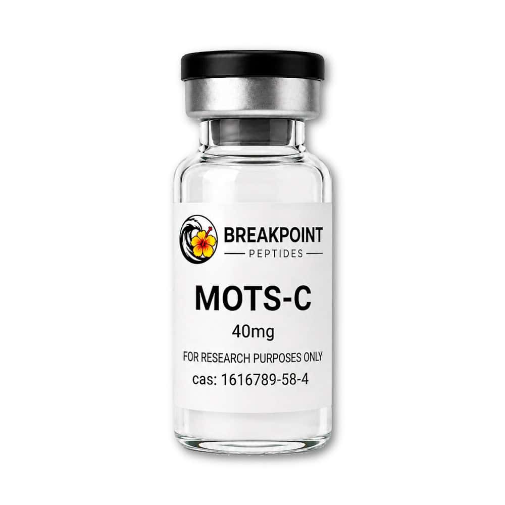 BreakPoint Peptides MOTS-C 40mg research peptide vial