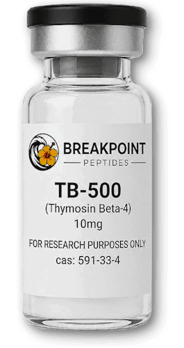 BreakPoint Peptides TB-500 Thymosin Beta-4 10mg research peptide vial